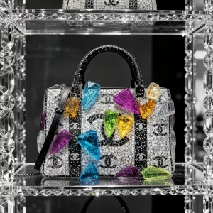 Chanel elegance stitched in tesserae.