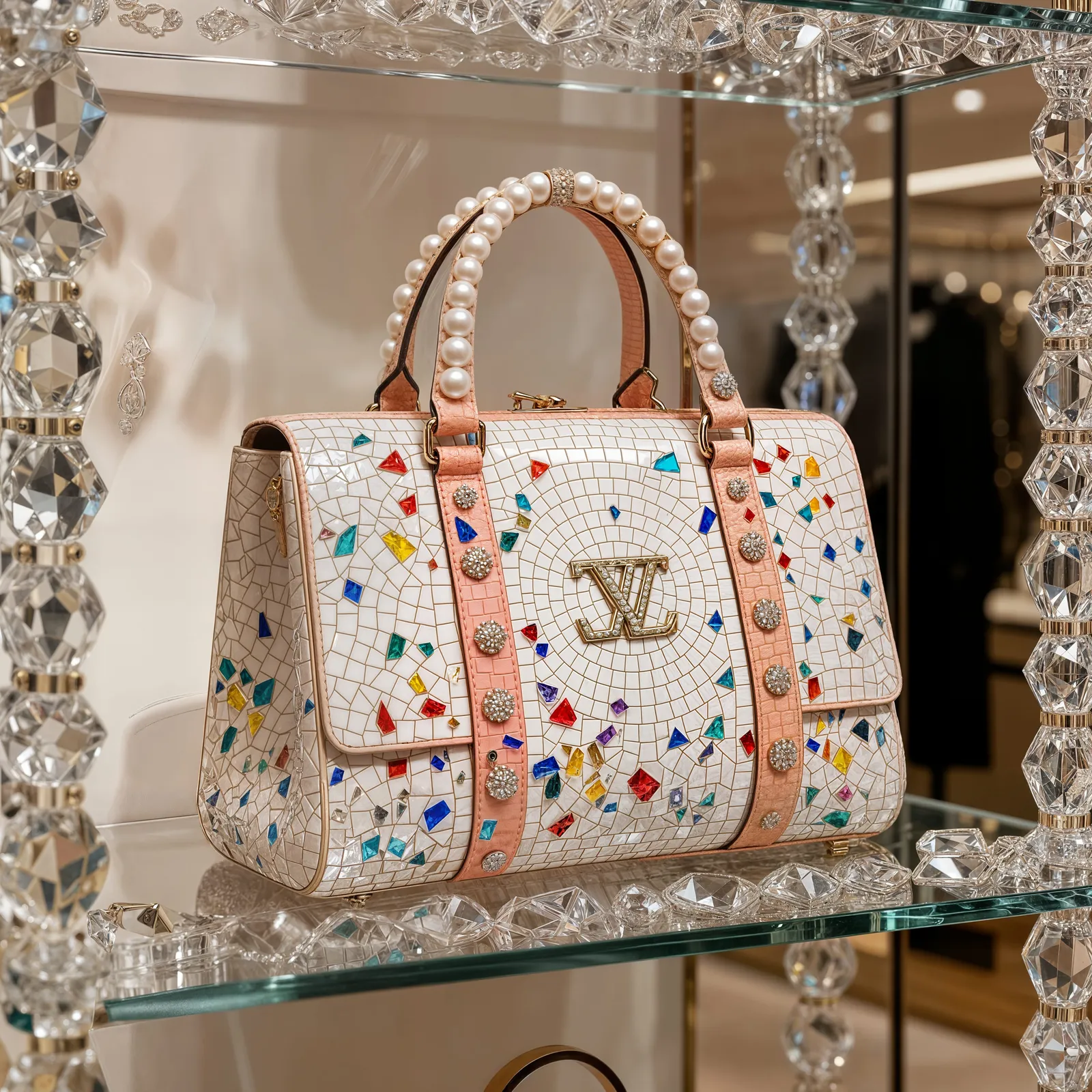 Lana Marks, grace cracked into pattern