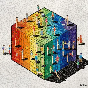 mai-mii abstract neon shadowplay