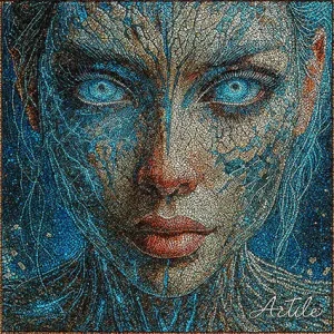 artile-home-02 Tesserae ArTile artwork portrait style